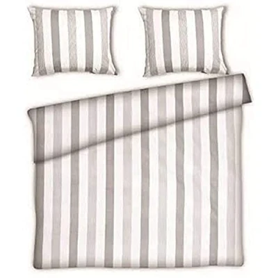 Afbeelding van Dekbedovertrek Papillon Porto Grijs Percal 200 x / 220 cm 2 Persoons