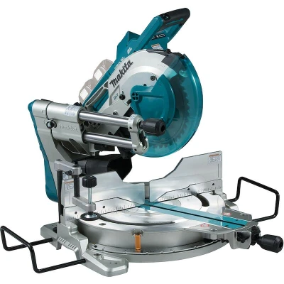 Afbeelding van Makita DLS111ZU 36V (2x18V) Li ion accu afkort en verstekzaagmachine body 260mm koolborstelloos