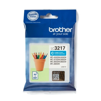 Afbeelding van Brother lc3217 inkt cyan lc 3217c, capaciteit: 550 LC3217C