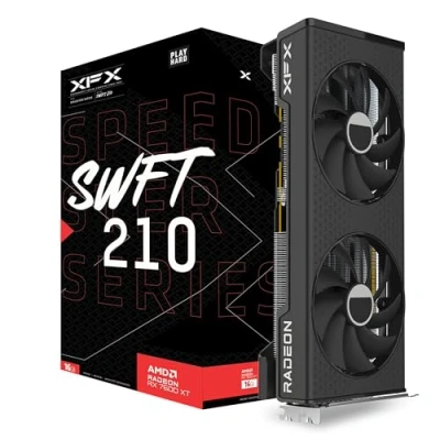 Afbeelding van XFX Radeon RX 7600 XT Speedster SWFT210 Core 16GB