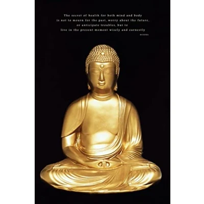 Afbeelding van Pyramid International &quot; Boeddha&quot; Maxi Poster, meerkleurig, 61 x 91,5 1,3 cm