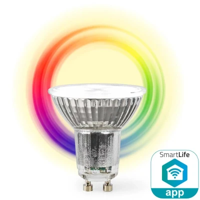 Afbeelding van Nedis SmartLife multicolor LED spot GU10 WIFILRC10GU10
