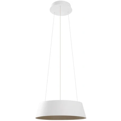 Afbeelding van Lucande Hanglampen CCT 1licht Aluminium, siliconen, ijzer wit, goud Inclusief lichtbron