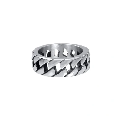 Afbeelding van iXXXi Men Herenring Alpine Antiek zilver 20mm