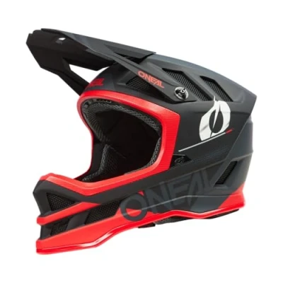 Afbeelding van Oneal Blade Polyacrylite Haze Downhill Helm, zwart rood, afmeting XS voor man
