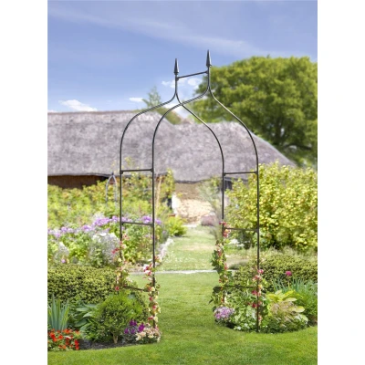 Afbeelding van Smart Garden Products Gothic Rozenboog Rond 295 x 140 cm Metaal