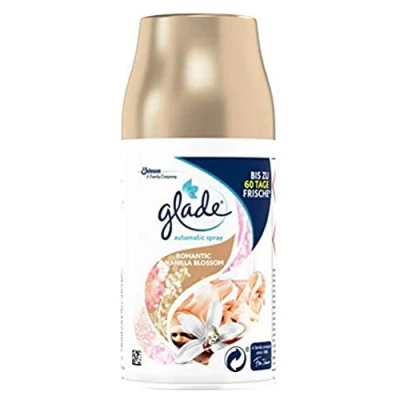 Afbeelding van Glade (Brise) Automatische spray navulling, kamergeur, Romantic Vanilla Blossom, verpakking van 2 (2 x 269 ml)