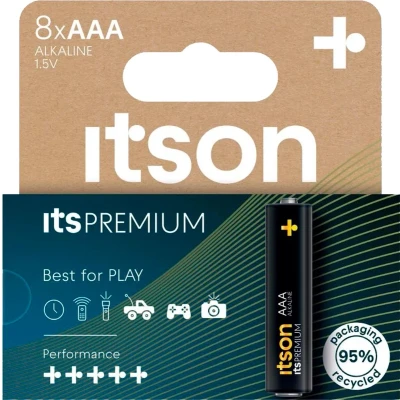 Afbeelding van ITSON ITSPREMIUM AAA / LR3 Batterijen 8 Stuks