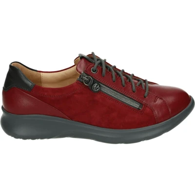 Afbeelding van Ganter 204420 Dames veterschoenen Kleur: Rood Maat: 41