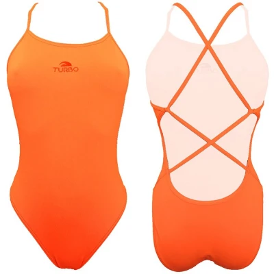 Afbeelding van Turbo Patron Sirene Zwempak Oranje S Vrouw