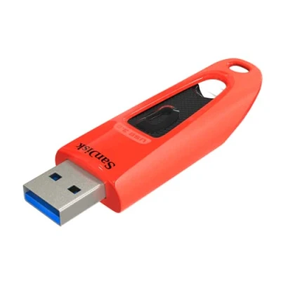 Afbeelding van SanDisk USB Ultra 64GB Flash Drive Rood 130MB/s read 3.0