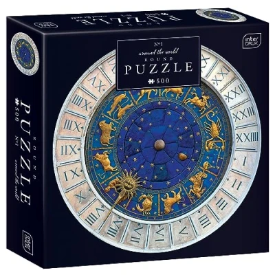 Afbeelding van Interdruk Puzzle 500 Round PUZ500RA1, Around the World no. 1, 63 cm
