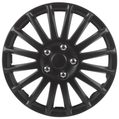 Afbeelding van Unitec Suzuka, 7517, premium wieldoppen, set van 4, zwart, 4 15&quot; inch