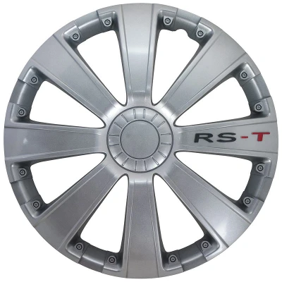 Afbeelding van AutoStyle 4 Delige Wieldoppenset RS T 15 inch zilver