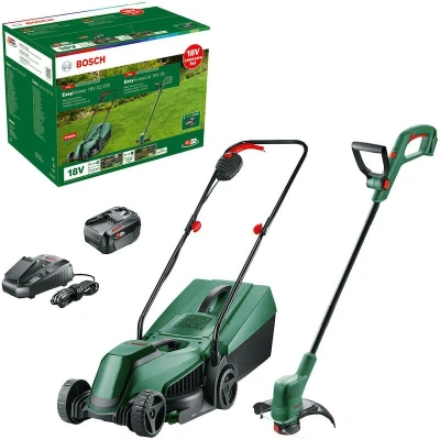 Afbeelding van Bosch Groen EasyMower 18V 32 200 + EasyGrassCut 26 BT 1 x 4,0 Ah accu AL1830 lader 06008B9D02