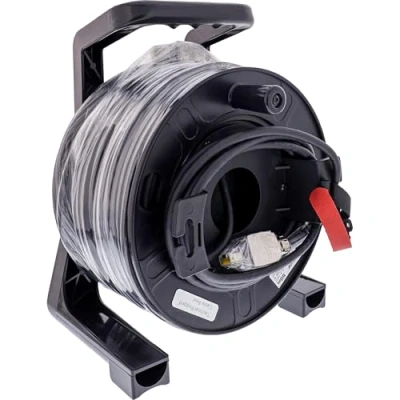 Afbeelding van InLine 78593H netwerkkabel Zwart 50 m Cat6a S/FTP (S STP)