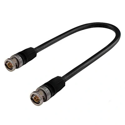Afbeelding van Sommer Cable 1.5m 12G 6G SDI UHD BNC video kabel HD (HDTV) SC Vector 0.8/3.7 1x 0.80 mm² connector NEUTRIK achterTWIST VTGX 0150 SW