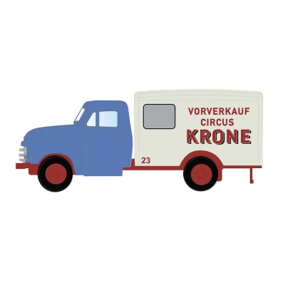 Afbeelding van Minis by Lemke LC3236 N Vrachtwagen Opel Blitz koffer Circus Krone
