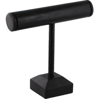 Afbeelding van Sieradenhouder Armbanden Hout 23x22x8 cm Zwart