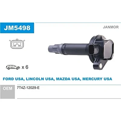 Afbeelding van JANMOR JM5498 Bobine MAZDA: CX 9 (TB) 3.5, 3.7 AWD, 3.7, 3.5 AWD 2006 2007