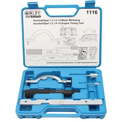 Afbeelding van CCLIFE Motor Timing Chain Camshaft Locking Adjustment Tool Compatibel met Astra Corsa Aqila 1.0 1.2 1.4