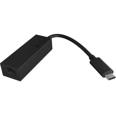 Afbeelding van ICY BOX IB LAN100 C3 USB C &gt; Gigabit Ethernet LAN