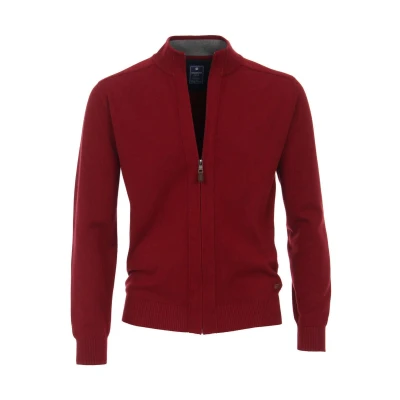 Afbeelding van Redmond Casual Regular Fit Vest bordeaux, Effen