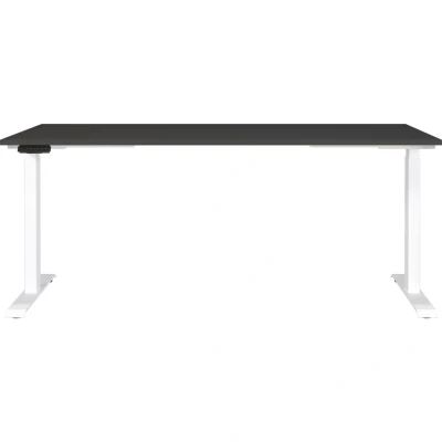 Afbeelding van Germania Jet 180 cm Grafiet / Wit Elektrische Zit Sta Bureautafel