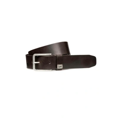 Afbeelding van Lee Small LOGO Riem, Heren, Maat: 90, Braun leder
