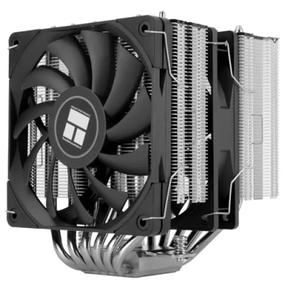 Afbeelding van Thermalright Royal Knight 120 SE CPU koeler, 6 warmtebuizen, koeling, dual 12 cm PWM ventilator, unobstructed RAM, voor Intel LGA 1150/1151/1200/1700/1851; AM4/AM5, desktop torkoeling