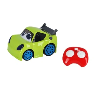 Afbeelding van Kiddygo RC Crazy Racer Sport Auto 19 cm + Licht en Geluid Geel