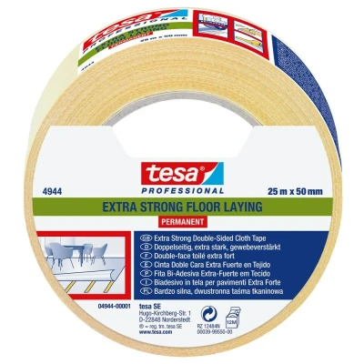 Afbeelding van Tesa dubbelz.weefseltape Tesafix 4944 transp. 50mmx25mtr