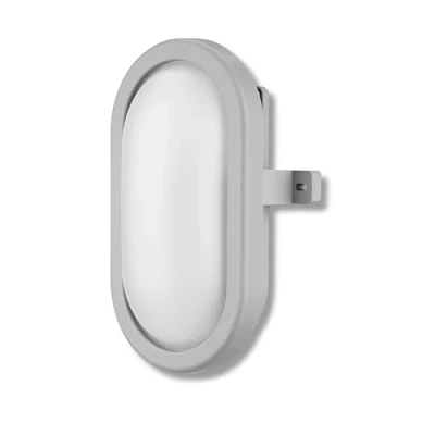 Afbeelding van RITOS ovale kraan LED, 5,5 W, grijs / 450 lumen