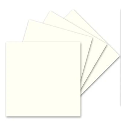 Afbeelding van FarbenFroh by GUSTAV NEUSER 100 enkele kaarten, vierkant, 15 x cm, in natuurlijk wit (wit) 240 g/m², blanco knutselkaarten, ansichtkaarten, knutselkarton kleipapierkwaliteit