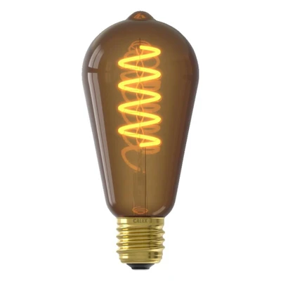 Afbeelding van Calex Filament LED Lamp E27 ST64 Natural Warm Wit 4W