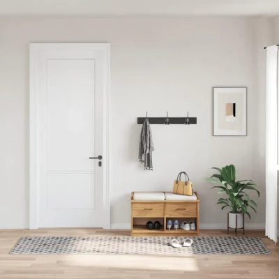 Afbeelding van Vloerkleed wasbaar anti slip 80x300 cm meerkleurig