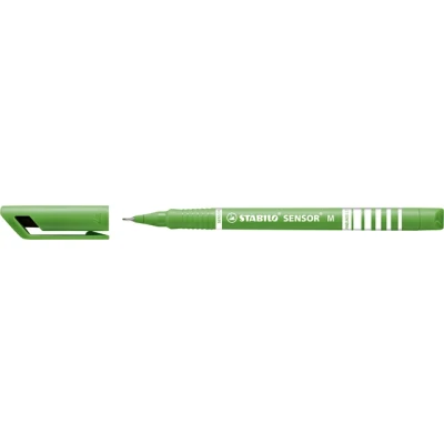 Afbeelding van Fineliner STABILO Sensor 187/43 medium lichtgroen