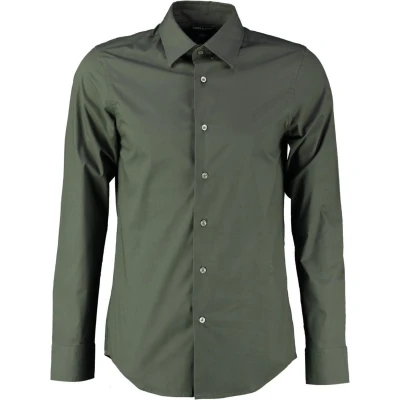 Afbeelding van G star core groen super slim fit stretch overhemd Maat S
