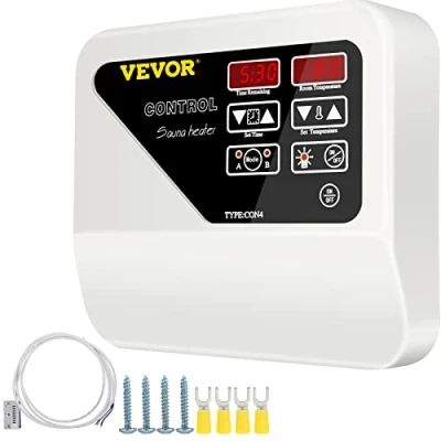 Afbeelding van FlowerW, sauna, digitale controller, saunakachel, externe weergave 3 9 kW.