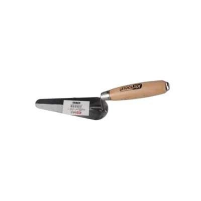 Afbeelding van KS Tools 144.0132 Kattentongtroffel, 140 mm, met houten handvat