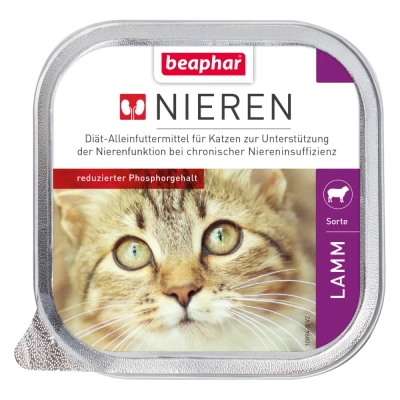Afbeelding van 6x100g Beaphar Nierdieet Lam Kattenvoer