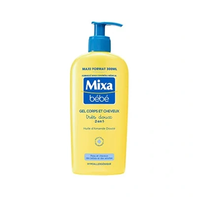 Afbeelding van Mixa Bébé Gel Zeer zacht 2 in 1 lichaam en haar, 300 ml