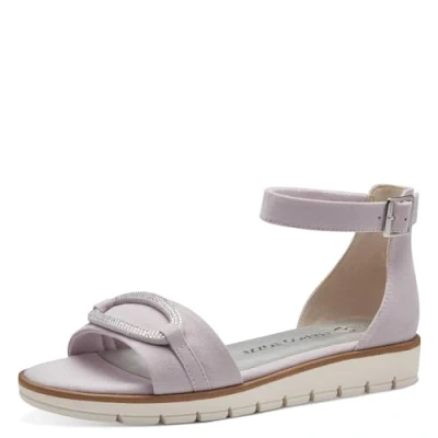 Afbeelding van Marco Tozzi Sandalen, Dames, Maat: 36, Lavender Textiel