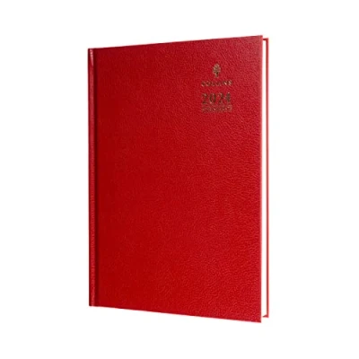 Afbeelding van Collins Standaard Bureau 2024 Dagboek A5 Dagelijks naar Pagina (afspraken) Business Planner en Organisator Januari tot December Rood A53.15 24