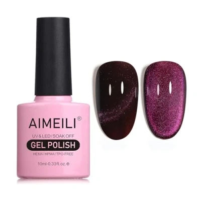 Afbeelding van AIMEILI Hema Free Cat Eye Gel Nagellak UV LED Gellack Soak Off Vegan Cruelty Polish 10ml (745)