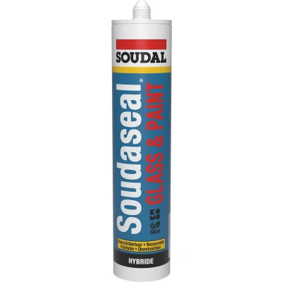 Afbeelding van Soudal Soudaseal Glass &amp; Paint 290 ml (RAL 9010)
