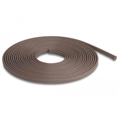 Afbeelding van Delock Geflechtschlauch nagerfest dehnbar 5 m x 6 mm braun