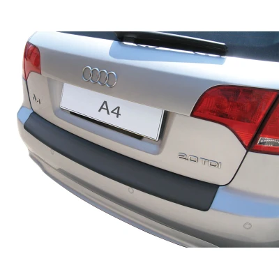 Afbeelding van RGM ABS Achterbumper beschermlijst passend voor Audi A4 B7 Avant 2004 2008 Zwart