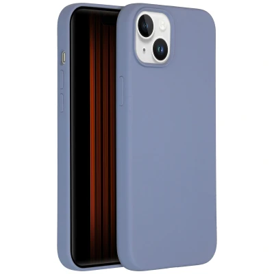 Afbeelding van Apple iPhone 15 Plus MagSafe Hoesje Siliconen en TPU (zacht) Accezz Softcase/Backcover Grijs Telefoonhoesje