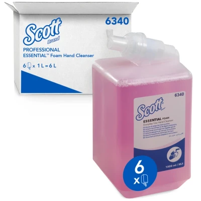 Afbeelding van Kleenex handzeep, foam, flacon van 1 liter